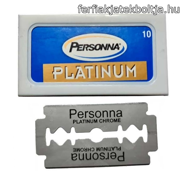 200 Personna Platinum Blue Double Edge Razor Blades – Made In Germany, Stainless Steel