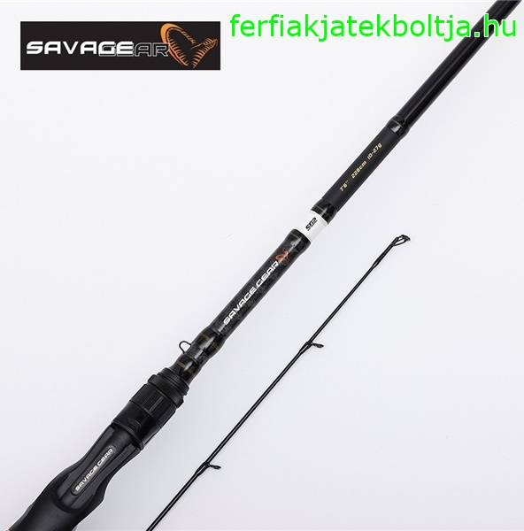 Savage Gear SG2 Big Bait Specialist Baitcasting Rod Canne à pêche pour carnassiers, brochet, Perche, Sandre, 2,59 m, Moderate Fast Action, Robuste, Noire, Unisexe Savage Gear SG2 Big Bait Specialist Baitcasting Rod Canne à pêche pour carnassiers, brochet, Perche, Sandre, 2,59 m, Moderate Fast Action, Robuste, Noire, Unisexe