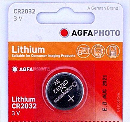 AGFA CR2032 líthium elem