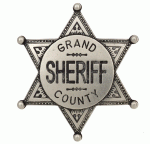 Grand Country sheriff jelvény, ezüst, 100-0013, 113/NQ