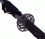 John Lee Golden Flower Wakizashi, damaszk pengével, 85712