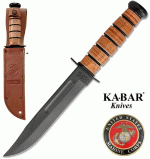 Ka-Bar U.S.M.C. bőr tokkal, 1217