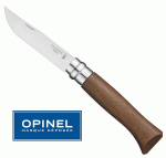 Opinel inox dió, Walnut, No.08, 002022