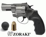 Zoraki R1 GG gumilövedékes revolver, 2,5" titánszürke