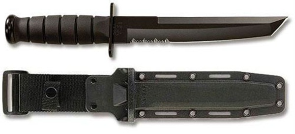 Ka-Bar Tanto Black Kydex tokkal, 1245