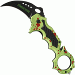 Zombie Dead karambit üvegtörővel, 83951