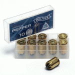 Walther 9 mm Pepper patron, forgótáras revolverekhez - </b>Ez a termék csak személyesen vásárolható meg.