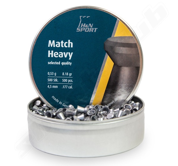 H&N Match Heavy, 4,5 mm/0,53 g