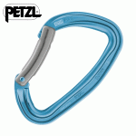 Petzl Djinn hajlított karabiner, kék, M060BA00