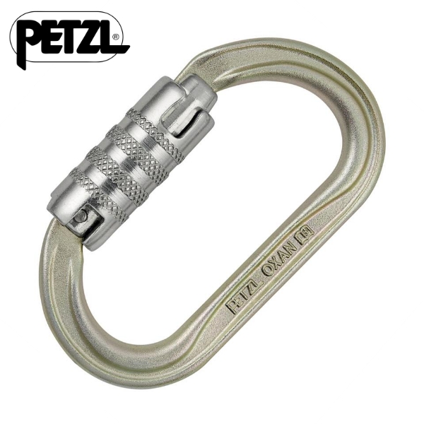 Petzl Oxan TRIACT-LOCK bajonettzáras acélkarabiner, M72A TL