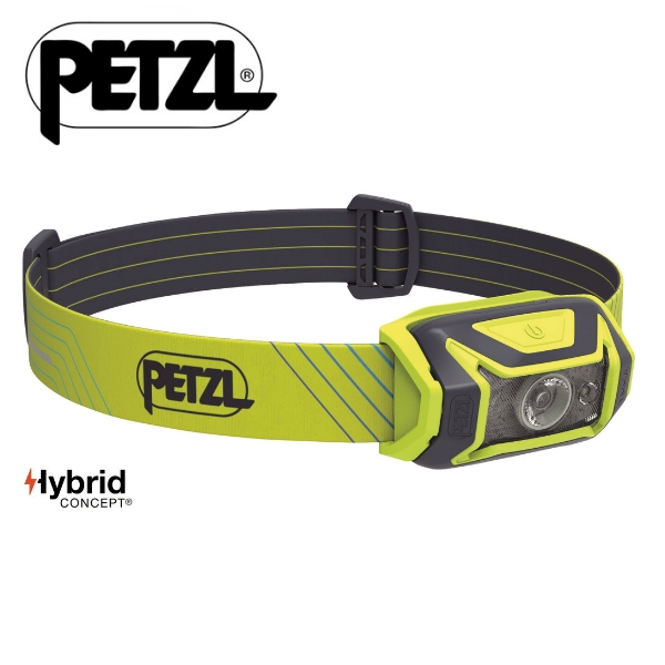 Petzl TIKKA® CORE akkumulátoros Hybrid fejlámpa, 450 lumen, Yellow, E067AA03