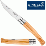 Opinel Effilé No.08, olajfa markolattal