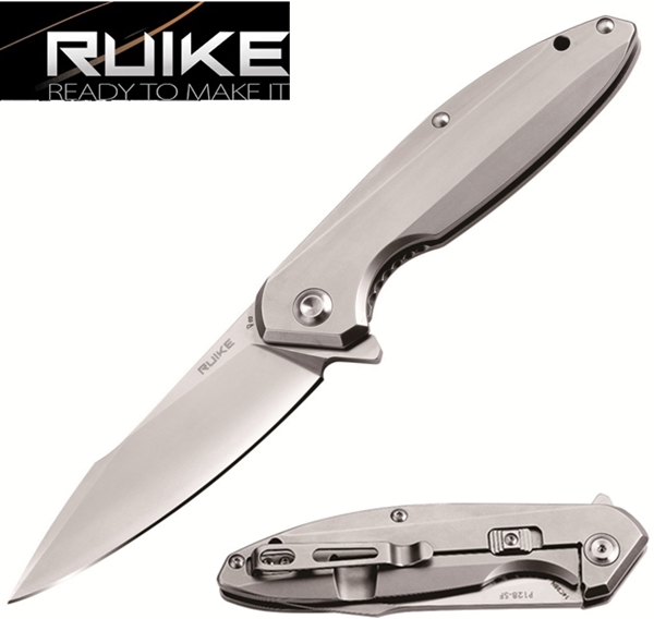 Ruike Stainless Steel Large Safety Plus, ezüst, P128-SF