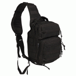 Mil-tec® One Strap Assault S/M keresztpántos Molle hátizsák, fekete, 14059102