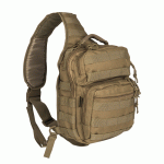 Mil-tec® One Strap Assault S/M keresztpántos Molle hátizsák, coyote, 14059105