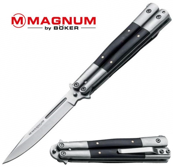 Magnum Balisong Wood pillangókés, 06EX400