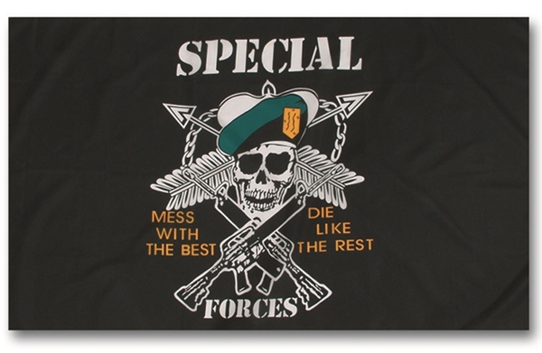 U.S. Special Forces különleges erők, halálfejes zászló, 16789000