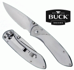 Buck Nobleman Stainless Steel zsebkés, 327SS