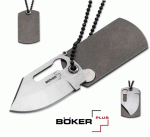 Böker Plus Dog Tag Knife titán dögcédula zsebkés, 01BO210