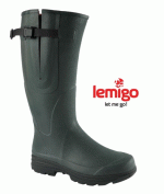 Lemigo Alaska kaucsuk unisex csizma 4mm-es neoprén béléssel, zöld, 104