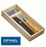 Opinel Plumier bicska olajfa markolattal, díszdobozban, 001004