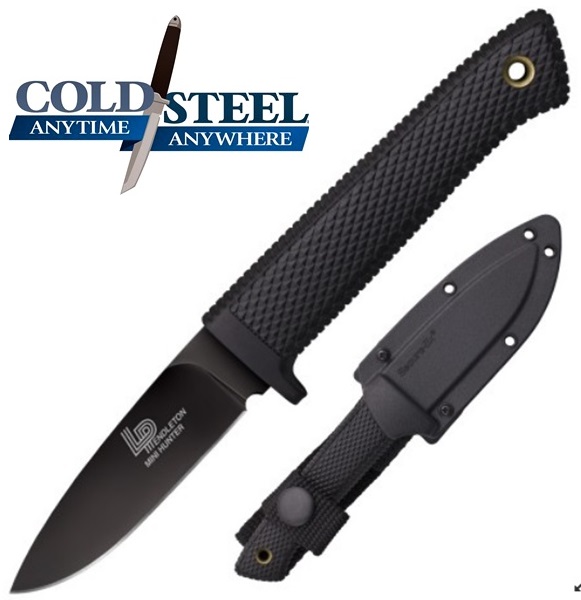 Cold Steel Pendleton Mini Hunter Black, CPM 3-V , 36LPCM 