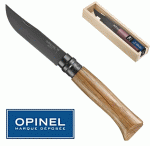 Opinel Black Oak bicska díszdobozban, No.8