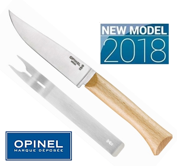 Opinel Cheese Set, sajtkés villával