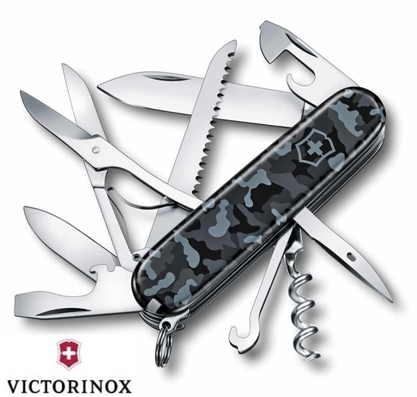 Victorinox Swiss Army Huntsman Navy Camo, 1.3713.942