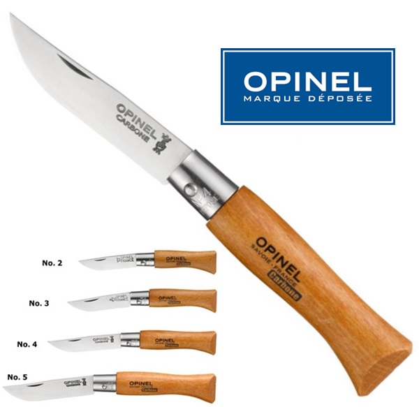 Opinel Mini carbon steel bicska, No. 4