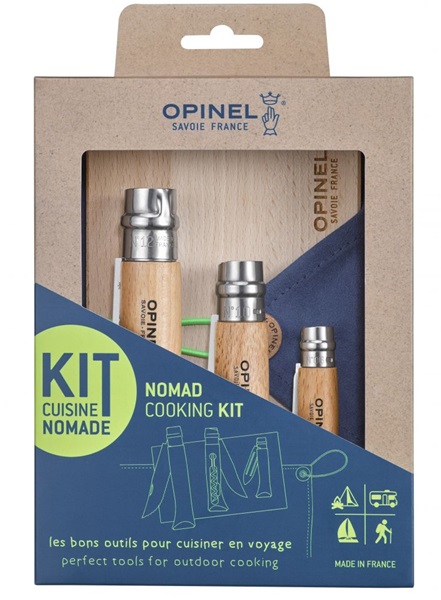 Opinel Nomad Cooking Kit, késkészlet túrázáshoz, 002614