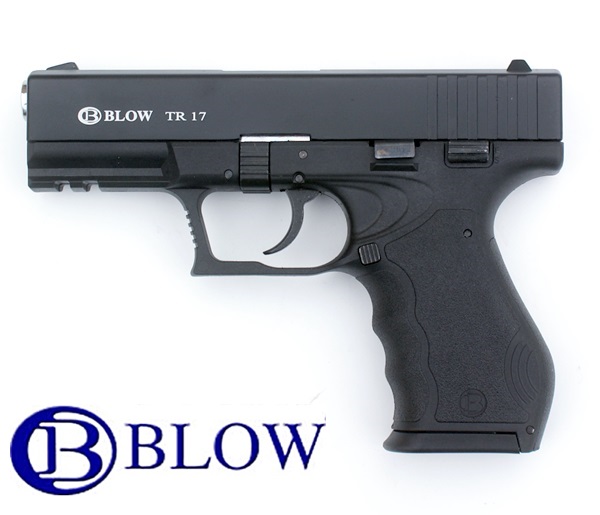 Blow TR17 gázpisztoly, 9 mm, fekete