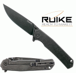 Ruike Stainless Steel Black Stonewashed, P801-SB