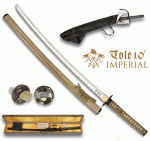 Imperial Tole10 Wood Katana, edzett, 31677