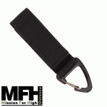 MFH® univerzális tároló karabiner, fekete, 28288A  