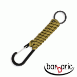 Barbaric paracord kulcstartó karabínerrel, coyote, 33947-CO