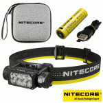 Nitecore HC65 UHE LED (4000mAh 18650) akkumulátoros fejlámpa, 2000 lumen + USB-C,  HC65UHE