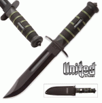 USMC Blackout Combat Fighter Knife, UC3156