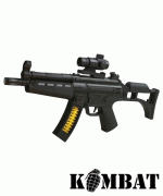 Kombat MP5 játékpuska élethű hangokkal, fényekkel, 804B-1