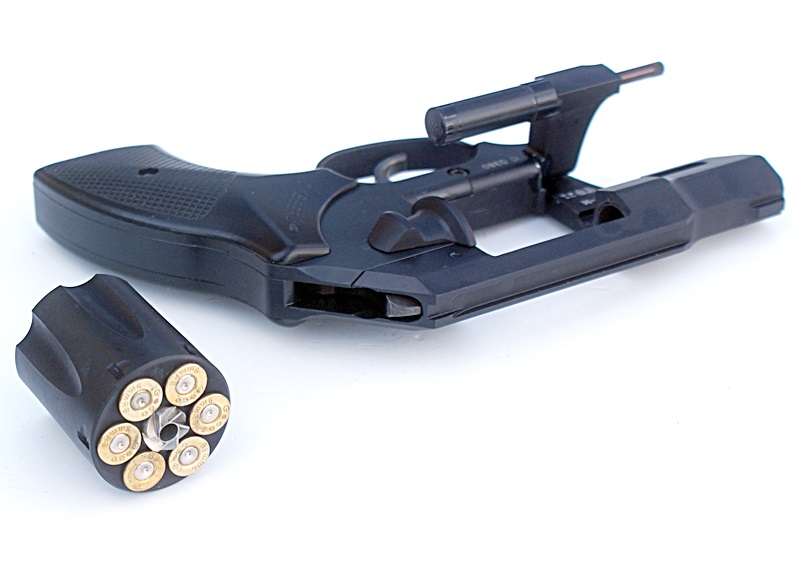 Keserű Pitbull gumilövedékes revolver, polírozott alumínium - Férfias
