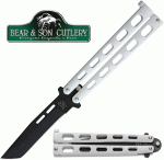 Bear&Son Butterfly White Tanto pillangókés, BC115TANW