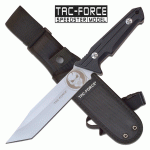 Tac Force Fixed Blade Bead Blast harci tőr, TFFIX015G