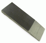 Micarta markolat, Green-canvas, 120x40x8 mm, 8125