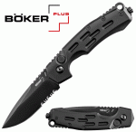 Böker Thunder Storm Auto Serrated rugós kés, 01BO793