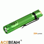 AceBeam M10 elemlámpa, 224 Lumen, zöld