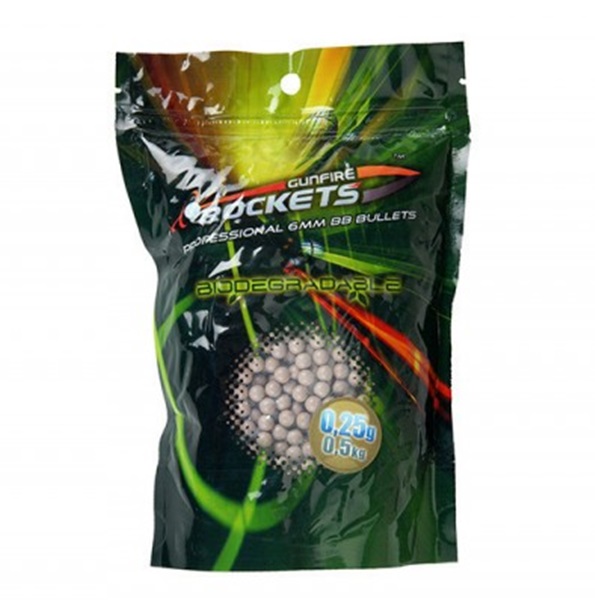 Rockets Professional bio airsoft lövedék, 0,25 g, 2000 db, ROC-16-006038-00