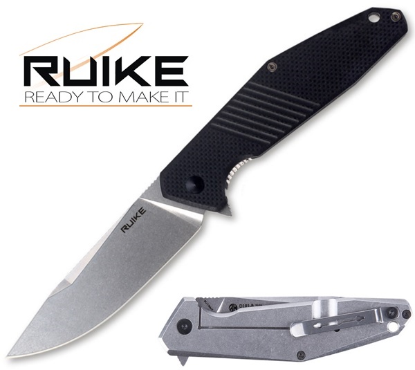 Ruike Stonewashed Black, D191-B