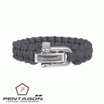 Pentagon paracord karkötő seklivel, szürke, K25043-08