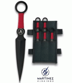 Albainox kunai dobókés készlet, 6 db-os, 15,6 cm-es, 31850