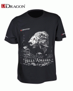 Dragon Hells Anglers halas póló, ponty, XXL, TS-28-03